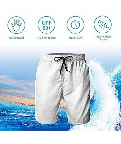 Board Shorts Manatee Men's Swim Trunks Beach Board Shorts Dry Quickly Bathing Suits - C519CYTCELA $60.36