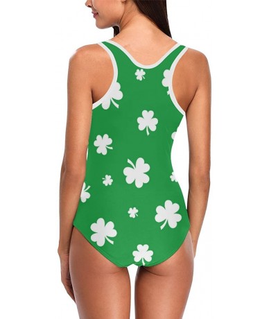 One-Pieces Unique Custom One Piece Swimsuit Swimwear Bathing Suit for Women Juniors (XS-3XL) - Multi 1 - CY18EL8ECI5 $56.71