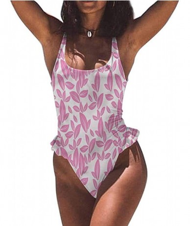 Bottoms Sexy Swimwear Floral- Baroque Roses Fits All Different Body Types - Multi 07-one-piece Swimsuit - CJ19E76AZ47 $78.49