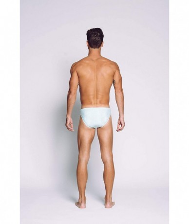 Briefs Mens Swim Brief - Green Palm Springs - CD18R4A968R $60.30