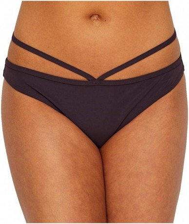 Bottoms Women's Icon Hipster Bikini Bottom - Raisin - CW18RIS8AQ6 $44.79