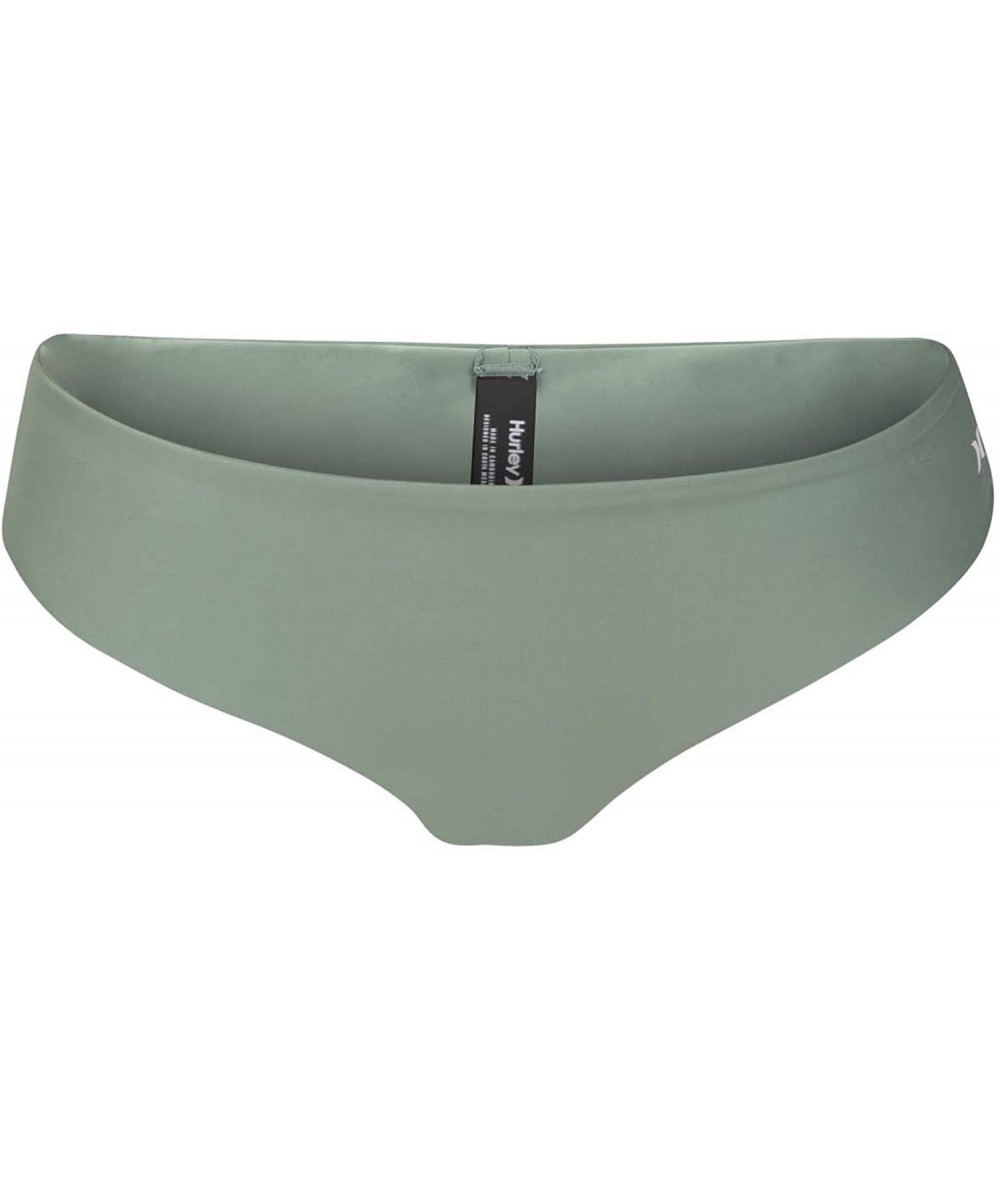 Bottoms Women's Quick Dry Hipster Bikini Bottom - Silver Pine - CD18AQQ307K $53.48