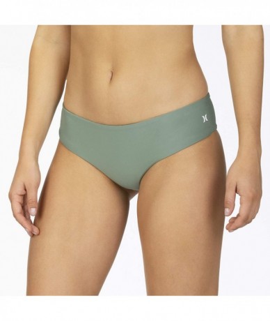 Bottoms Women's Quick Dry Hipster Bikini Bottom - Silver Pine - CD18AQQ307K $53.48