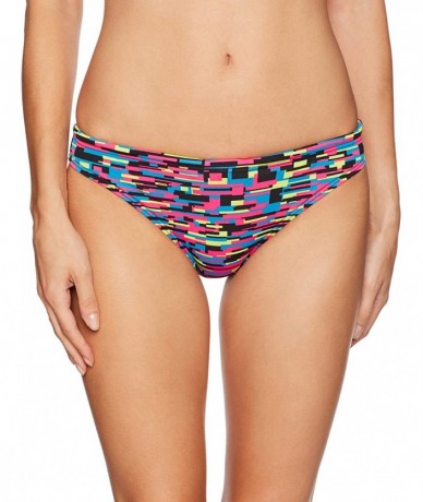 Racing Womens Dift Classic Bikini Bottom - Blue Pink - CH17YEMG0DQ $44.94