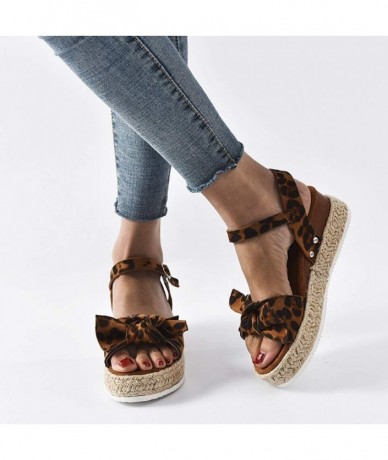 One-Pieces Wedge Sandals for Women Wide-2020 Fashion Wedge Ankle Buckle Sandals Summer Beach Sandals Open Toe Espadrille Plat...