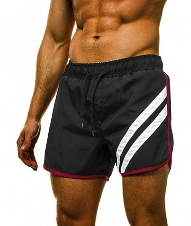 Board Shorts Mens Shorts Summer Trunks Quick Dry Beach Surfing Running Swimming Pants Camouflage Board Trunks Elastic Shorts ...