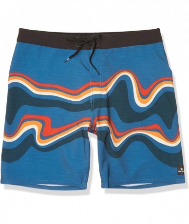 Board Shorts Men's Board Shorts - Blue - C718ZYRHZ7W $84.20