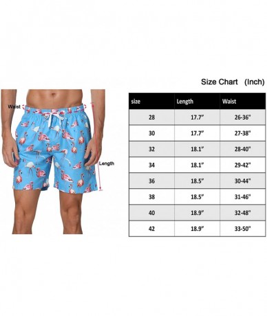 Board Shorts Men's Swim Trunks Beach Board Shorts Dry Quickly Stripe Bathing Suits - Shorts New True Navy - CR18UAQQXQT $19.45