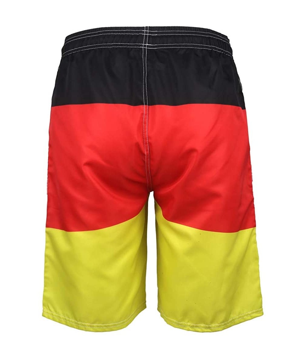 Racing Men's Summer Fashion 3D Printed Shorts Recreational Sports Beach Pants - 05 Multicolor - CK18SO6WQ8A $32.69