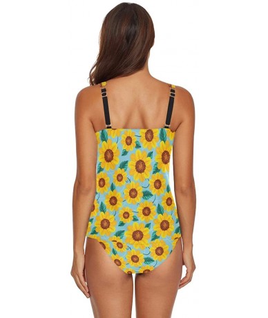 Sets Women's Sexy Tankini Swimsuit Sunflower Flowers Plant Swimwear Two Piece Bathing Suit S 2040268 - 2040268 - CW19CSC6AWM ...