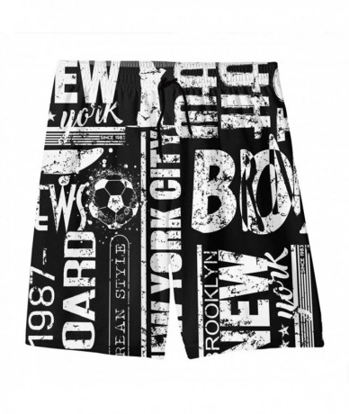 Board Shorts Men's Beach Shorts Black-Cat-Images-146521-8208895 Swim Trunks - Style10 - CD19043H0AE $45.80