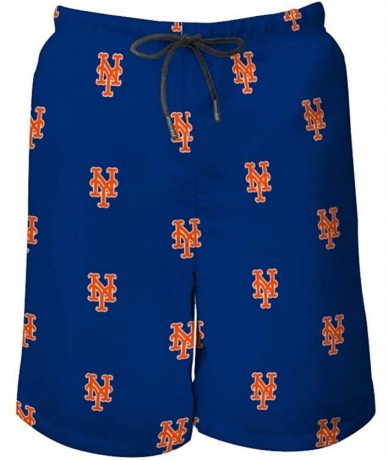 Board Shorts New York Mets Men's Beach Pants - Style3 - C8190R64HR6 $59.12