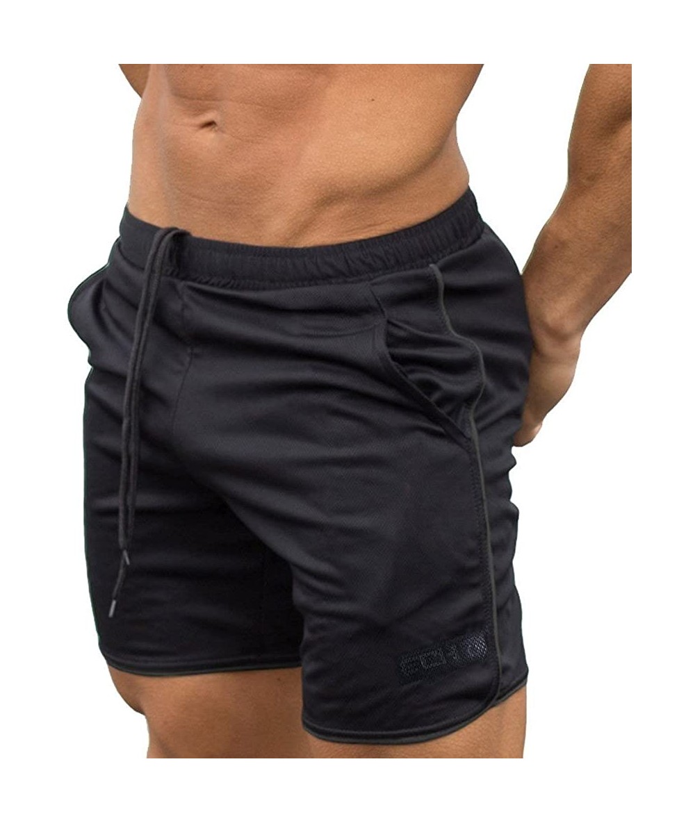 Briefs Underwear Men's Boxer Briefs Ballpark Pepper Sports Boxer Basketball Training Breathable - Black - CR18QQK56LG $19.57