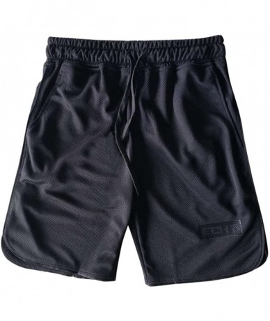 Briefs Underwear Men's Boxer Briefs Ballpark Pepper Sports Boxer Basketball Training Breathable - Black - CR18QQK56LG $19.57