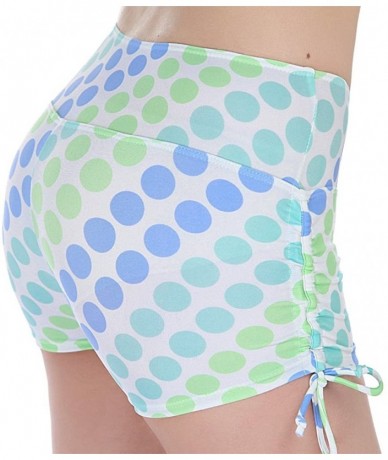 Tankinis Women's Drawstring Swim Board Shorts Beach Bikini Swimsuit Bottoms - Polka Dots - CU18CMXYRWR $29.20