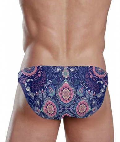 Briefs Men Swimsuit Mandala Flowers Bikini Briefs Male Sexy Swimwear 2030751 - 2030751 - CX18WQDMHQM $42.02