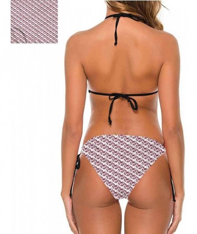 Bottoms Swimsuits Floral- Vibrant Spring Season Blooms- Trendy- Sexy - Multi 09-two-piece Swimsuit - CR19E75DD7A $60.29