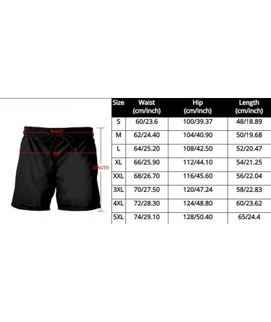 Board Shorts Drawstring Elastic Waist Surfing Beach Board Shorts Ahegao Men Swim Trunk - C-04 - CS18X757S0K $31.83