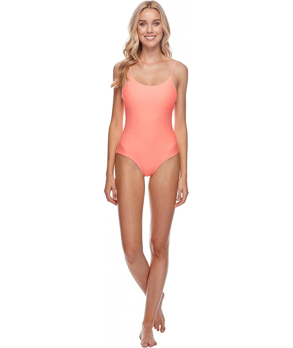 One-Pieces Women's Smoothies Simplicity Solid One Piece Swimsuit - Smoothies Splendid - C618HWQKZX2 $81.55