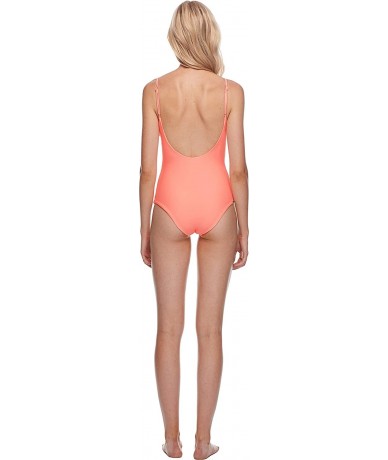 One-Pieces Women's Smoothies Simplicity Solid One Piece Swimsuit - Smoothies Splendid - C618HWQKZX2 $81.55