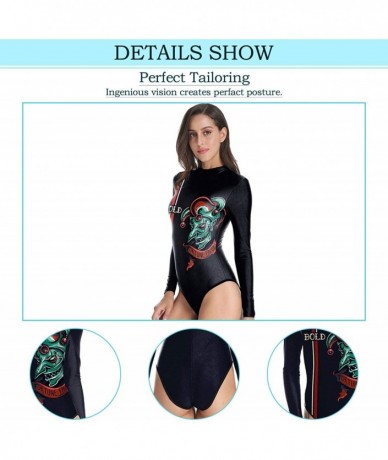 One-Pieces Color of Frankenstein-Women One Piece Swimsuit Swimwear for Surfing S - Multi 20 - CS1992RXDD5 $80.72