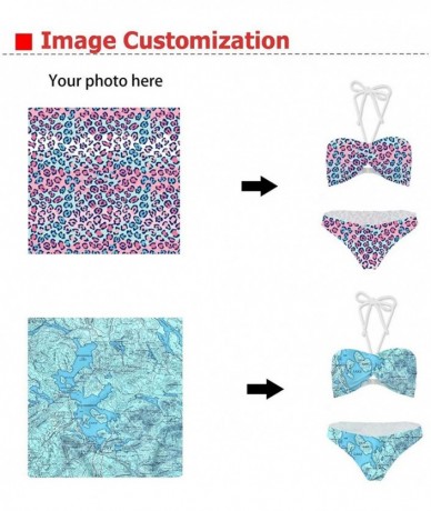 Sets Women's Sexy Bikini Swimsuit Tropical Floral Print Swimwear - Q1 - CU18RCNQWNM $42.79