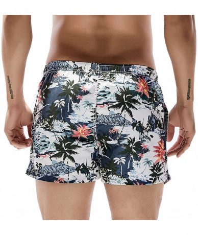 Trunks Mens Swim Trunks Quick Dry Swimwear Board Shords Bathing Suits for Men - Black - CB18RHT5C3X $31.24