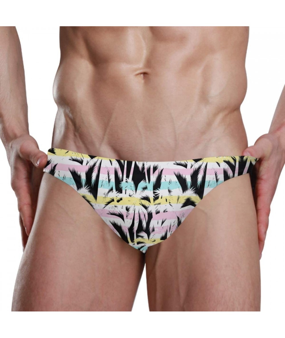 Briefs Men Sexy Bikini Swimsuit Swimwear Flowers Plant Briefs S 2031360 - 2031370 - C7196YT2SS9 $40.99