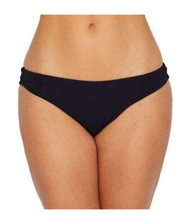 Tankinis Icon Hi-Cut Swim Bottom - Black - C818Q6OC4X7 $73.61