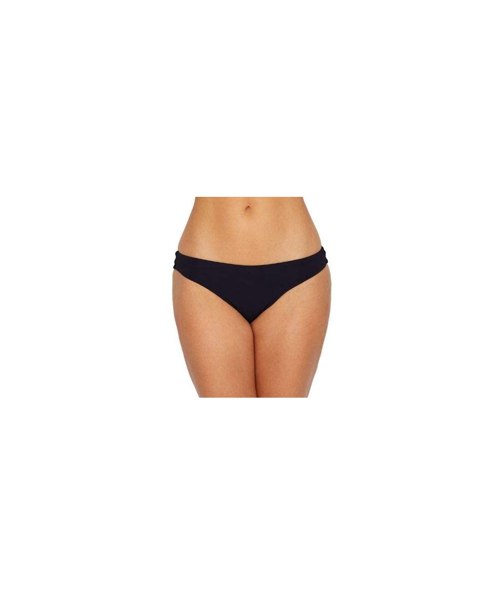 Tankinis Icon Hi-Cut Swim Bottom - Black - C818Q6OC4X7 $73.61