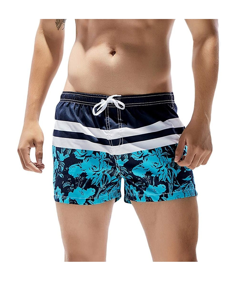 Board Shorts SwimmingTrunks for Men Men's Quick Dry Swim Shorts with Mesh Lining - Gray - CA18NUL6SDU $28.42