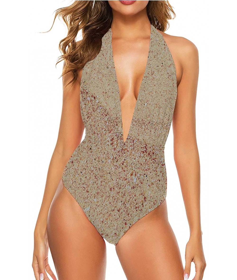 Sets Cute Gingerbread Man Seamless Christmas High Waisted Bikini Swimsuit Bathing M - Color 36 - CH190NXXIZH $69.79