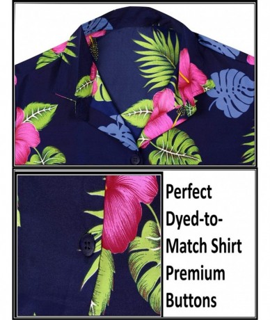 Cover-Ups Women Plus Size Outwear Regular Fit Hawaiian Shirts for Women Printed A - Navy Blue_x40 - CX12N2HO8RD $36.93