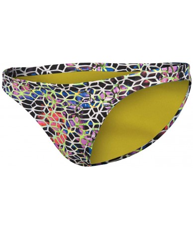 Bottoms Women's Rule Breaker Free Brief MaxLife Bikini Bottom - Mosaic - CJ18CKL9SLL $21.83