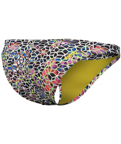 Bottoms Women's Rule Breaker Free Brief MaxLife Bikini Bottom - Mosaic - CJ18CKL9SLL $21.83