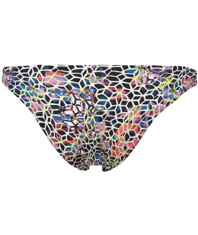 Bottoms Women's Rule Breaker Free Brief MaxLife Bikini Bottom - Mosaic - CJ18CKL9SLL $21.83