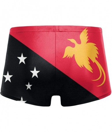 Briefs Men's Swimwear Briefs Swim Trunk Portuguese Flag Bikini Boxer Swimsuit - Papua New Guinea Flag 7 - CY19CD55THX $45.83