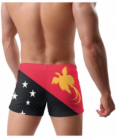 Briefs Men's Swimwear Briefs Swim Trunk Portuguese Flag Bikini Boxer Swimsuit - Papua New Guinea Flag 7 - CY19CD55THX $45.83