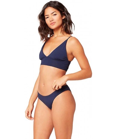 Tankinis Women's Sandy Bikini Bottoms - Midnight - CH18GX44STD $85.97