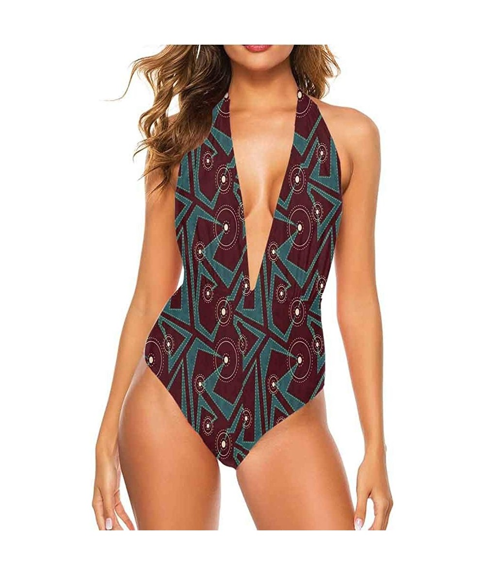 Cover-Ups Athletic Training Bathing Suit Dark Tones Hiding Adjustable to Fit Anyone - Multi 11 - C319CA57EKM $79.13