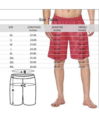 Board Shorts Custom Face Men Swim Trunk Beach Board Short Best Gift for Boyfrined Husband - Multi1 - C818SQNCHCL $60.68