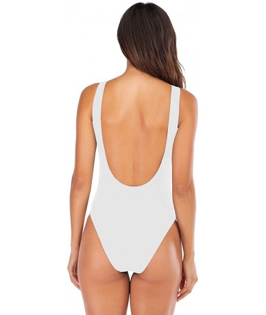 One-Pieces Bride to Be Squad Women One Piece Swimsuits Letter Print Swimwear High Cut Monokini Bridesmaid Team Bathing Suits ...