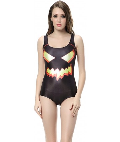 Sets Women's Fashion One-Piece Swimsuit Bikini - Monster - C911ZCWU0ZX $30.10