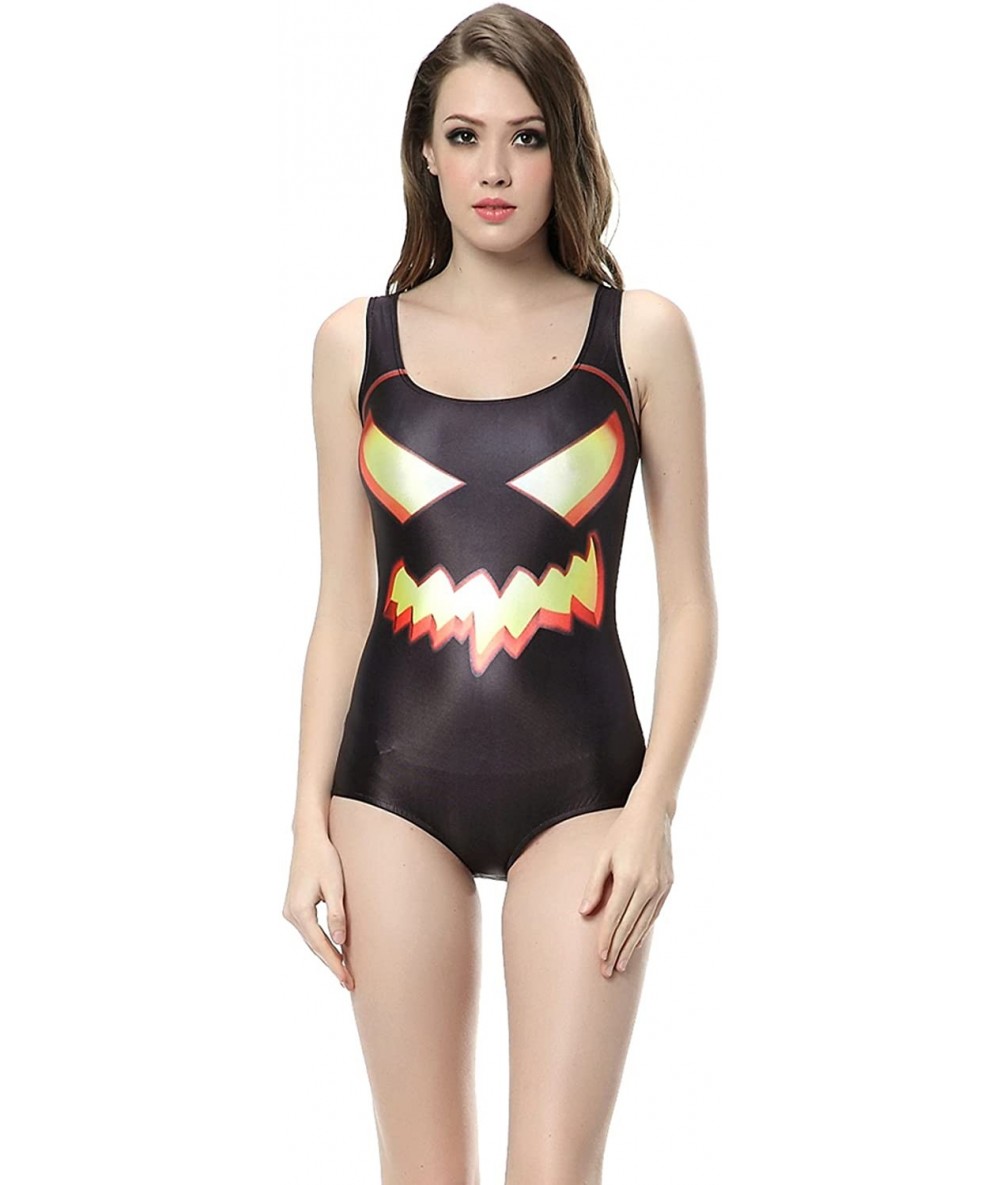 Sets Women's Fashion One-Piece Swimsuit Bikini - Monster - C911ZCWU0ZX $30.10