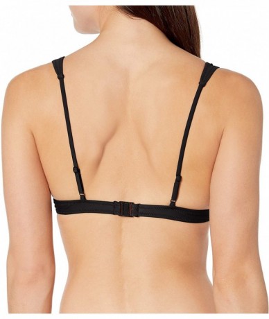 Tops Women's Simply Solid Halter - Black - CC18XTKAGIU $42.14