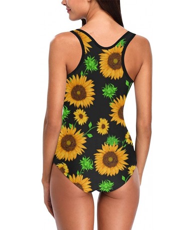 One-Pieces Unique Custom One Piece Swimsuit Swimwear Bathing Suit for Women Juniors (XS-3XL) - Multi 11 - CX18EEH6ELK $53.28