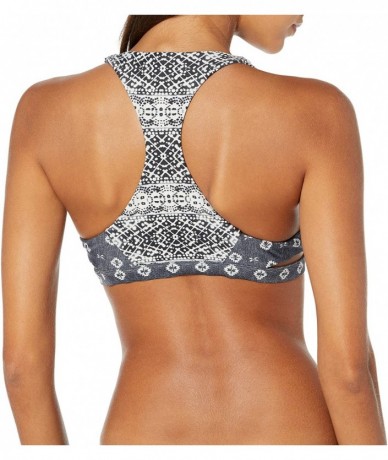 Tops Women's Mirage Moondust Bikini Reversible Top - Dark Grey/Dgy - C317Y7EAYD5 $82.89