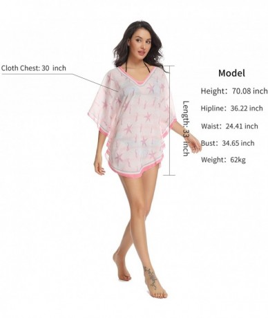 Cover-Ups Womens Swimsuit Cover Ups Beach Bikini Bathing Suit Cover Up - Multicoloured06 - C518TYKNS6S $36.33