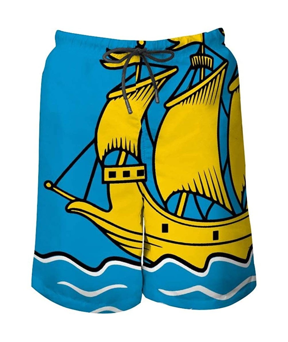 Board Shorts Beach Shorts Rustic USA Gadsden Flag Don't Tread On Me Men's Hawaiian Beach Shorts Swim Trunks Quick Dry Surf Ba...