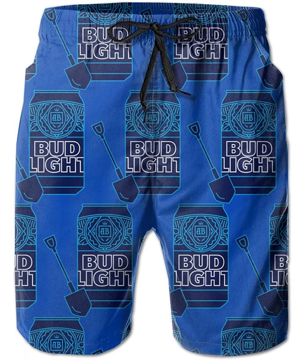 Board Shorts Bud Light Beach Board Short Mens Swim Trunks Quick Dry Board Shorts Elastic Waist Swimwear Bathing Suit - Budlig...